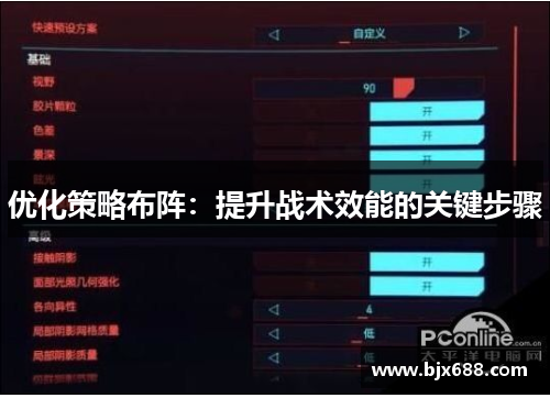 优化策略布阵：提升战术效能的关键步骤